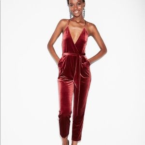 Express Velvet Jumpsuit